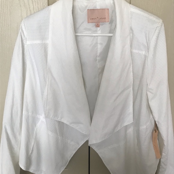 Gibson Latimer Jackets & Blazers - NWT Light weight white jacket Gibson Latimer Jackets & Blazers - NWT Light weight white jacket